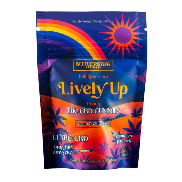 Lively Up Chews 10mg CBD 10mg THC Otherside Hemp