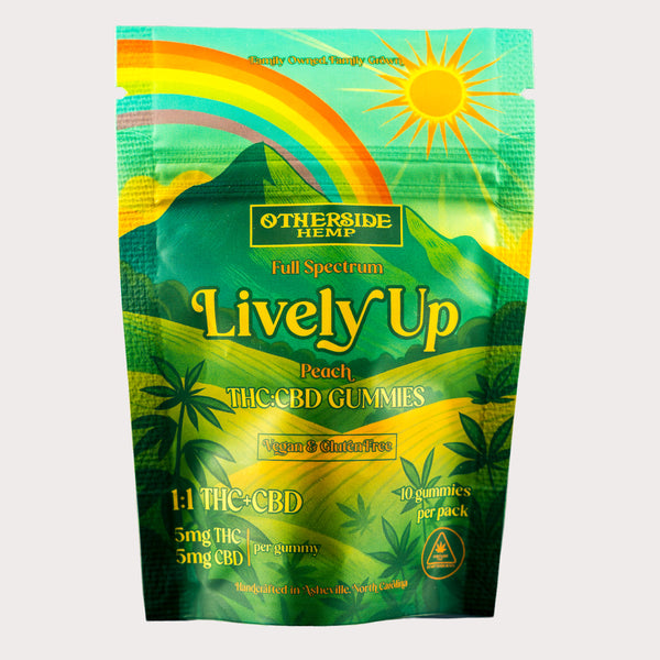 Lively Up Chews 5mg THC 5mg CBD Otherside Hemp